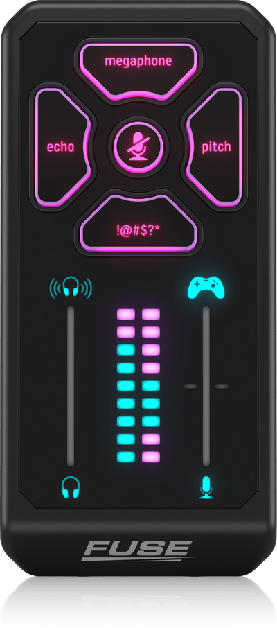 TC Electronic FUSE Headset Mic Enhancer and Vocal FX for Gaming Consoles, Android, iOS, PC and Mac