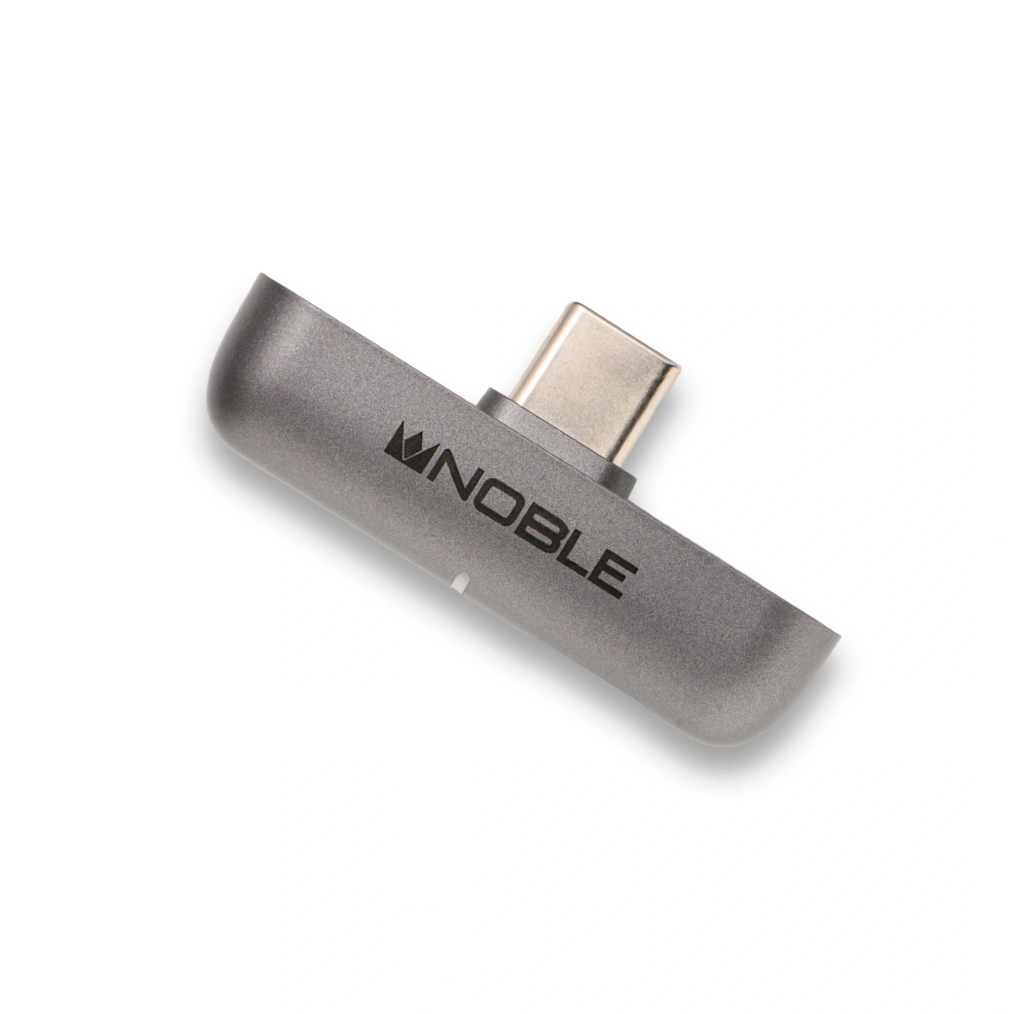 Noble Audio Sceptre Silver bluetooth transmitter with usb-c connector