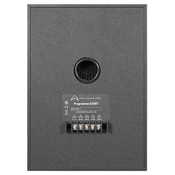 Wharfedale Pro PROGRAMMEX35ET Speaker Passive Wall Mount 1x6.5" 60W RMS Line/Ohm Wooden Paint Body Pairs