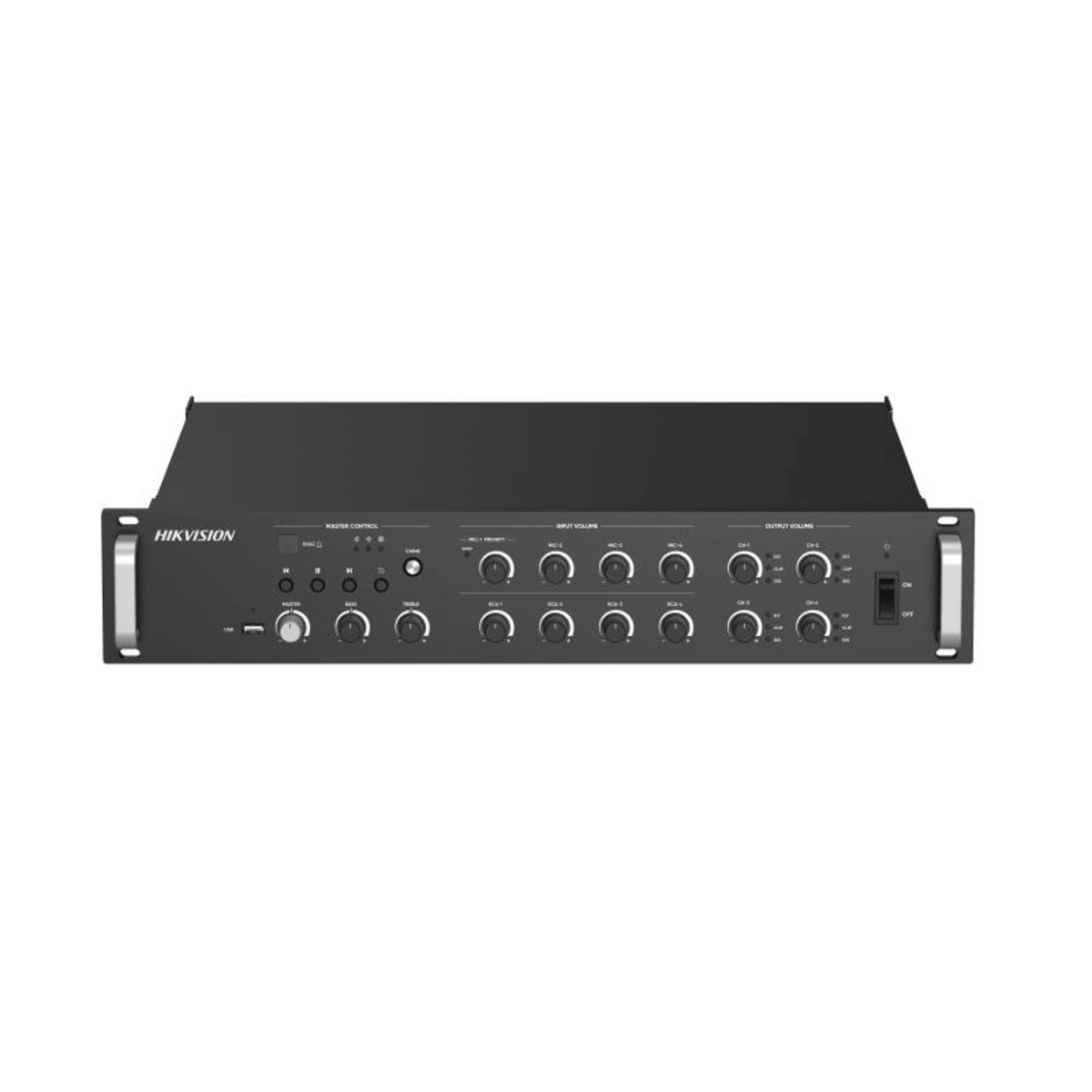 HikVision DS-QAZ1A1000G1-VB4 1000W 4-Zone Network Amplifier
