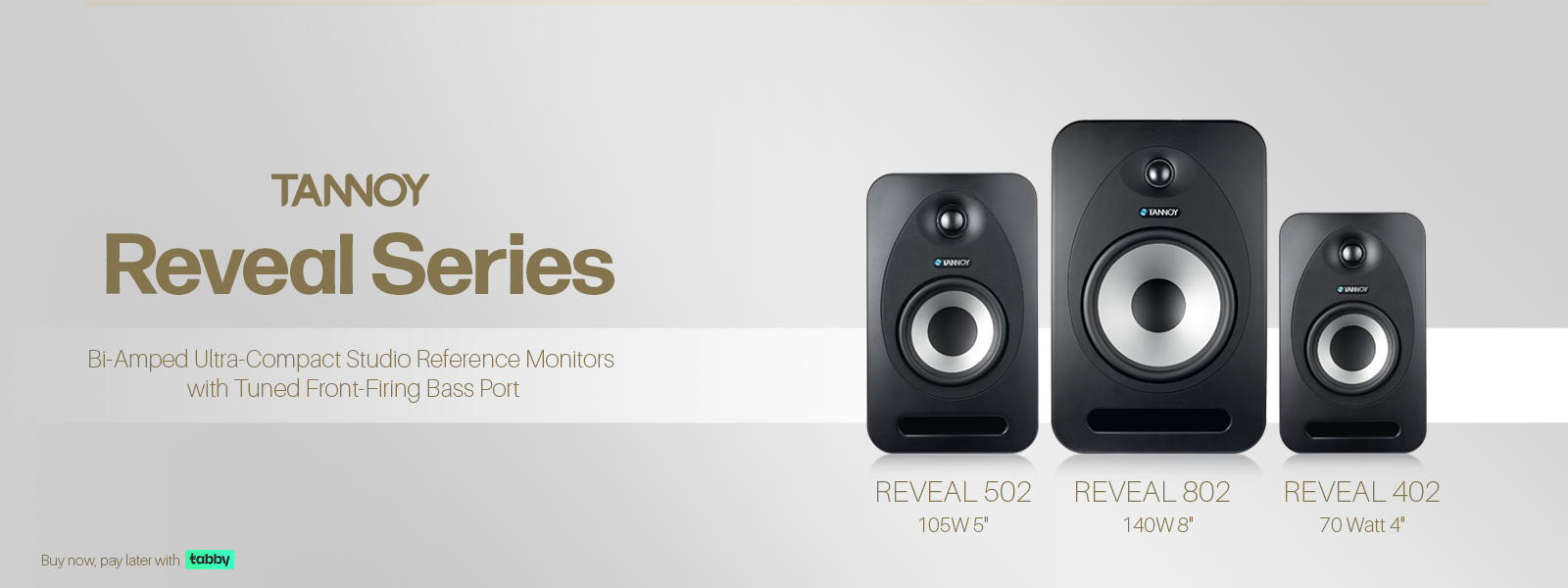 Tannoy Reveal Active Studio Monitors