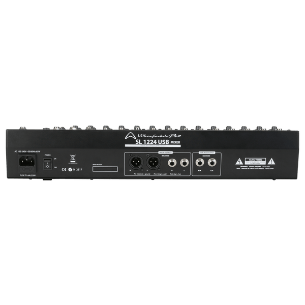 Wharfedale Pro SL1224USB Mixer Audio 16 CH 12 Mono & 2 Stereo FX and USB Interface