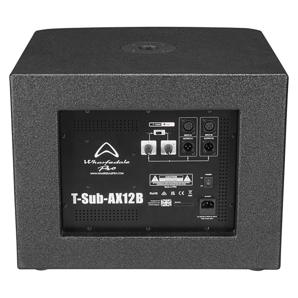 Wharfedale Pro TSUBAX12B Subwoofer Active 1x12" 500W Continous 1000W Peak