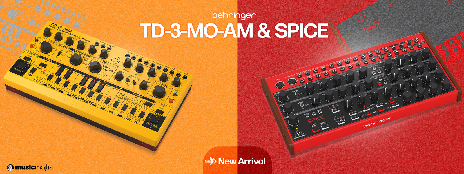 Behringer TD3MOAM “Modded Out” & SPICE Analog Semi-Modular Polyrhythmic Synthesizer
