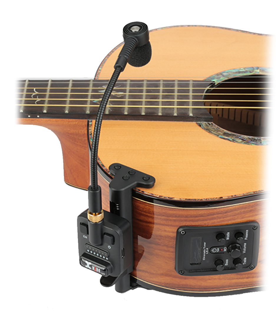 Xvive U8 Acoustic Guitar Wireless System With Clip-on Supercardioid Condenser Microphone (Travel Case Included)