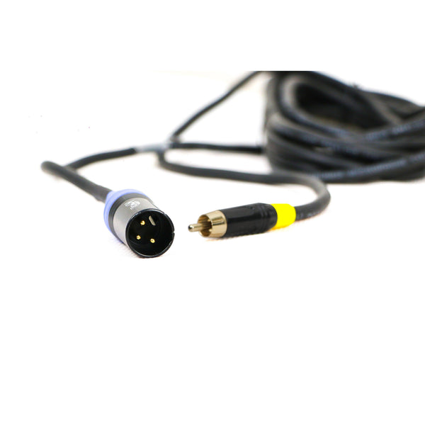 Krystals ukrx05ma rca إلى كابل الذكور xlr