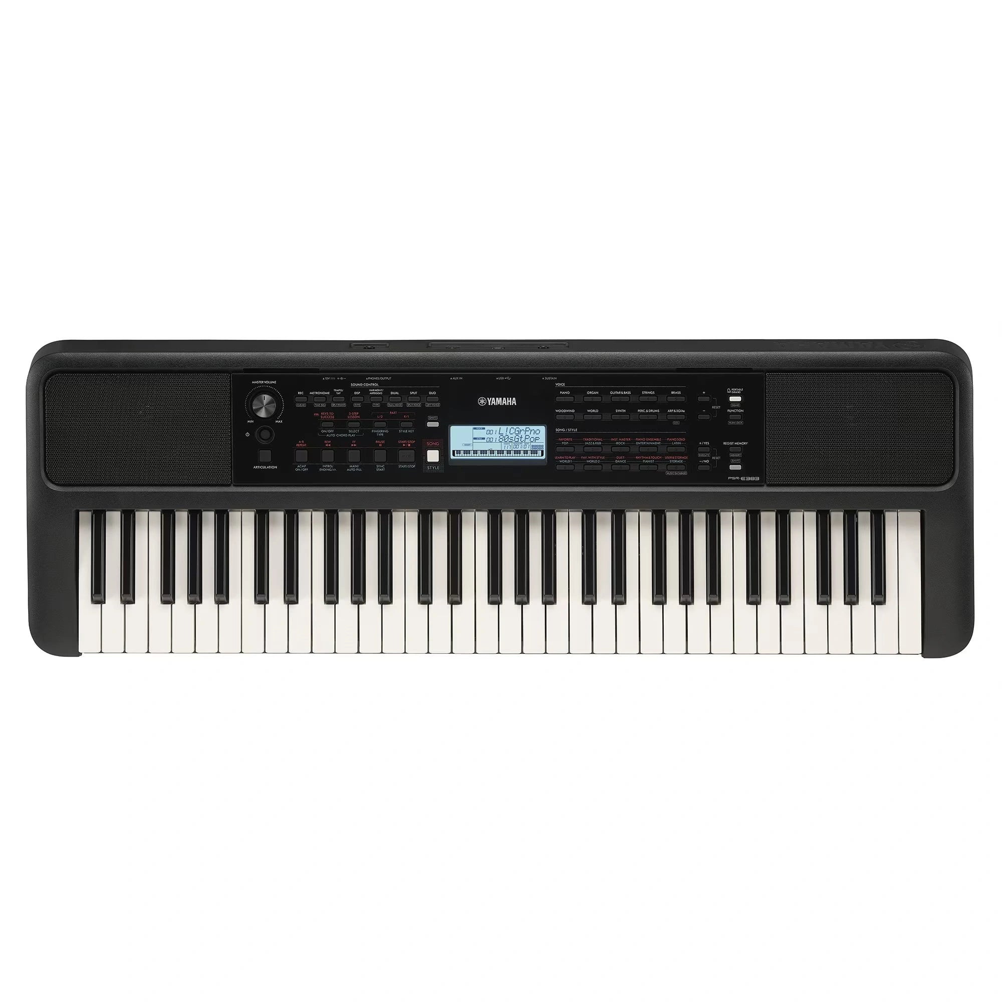 Yamaha PSR-E383 Portable Keyboard 61 Keys