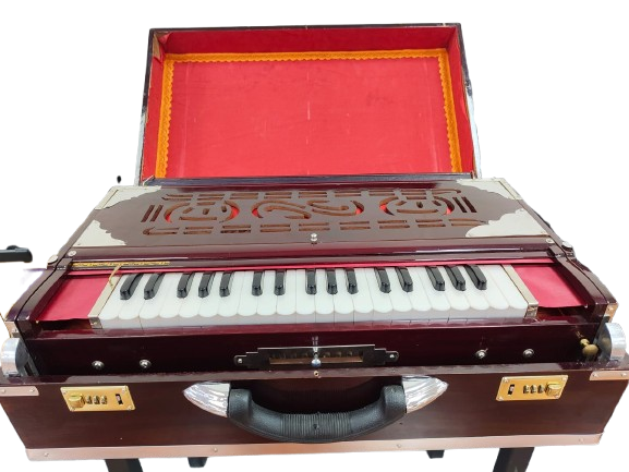 Tansen Portable 37 Keys Harmonium, With Scale changer , and Wooden Case (Display Unit)