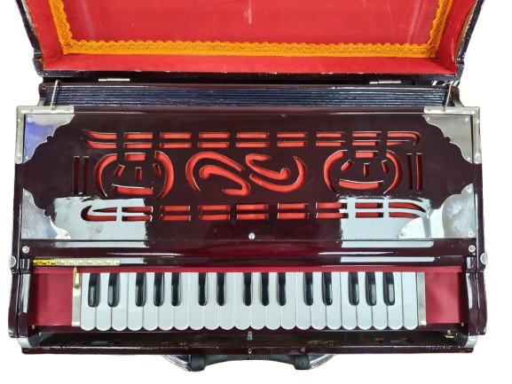 Tansen Portable 37 Keys Harmonium, With Scale changer , and Wooden Case (Display Unit)