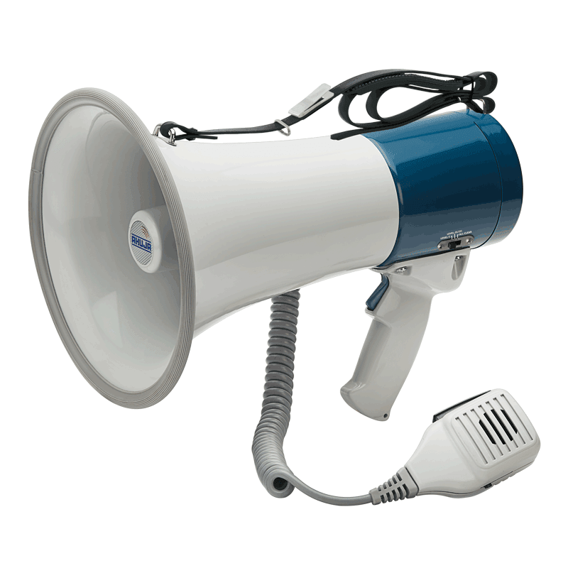 Ahuja AM30SS Portable PA System Megaphone 30W RMS w/ Siren, Microphone with Volume Control - MusicMajlis
