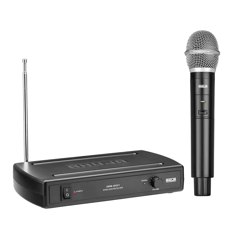 Ahuja AWM495V1 Single Channel VHF Wireless Microphone System - MusicMajlis