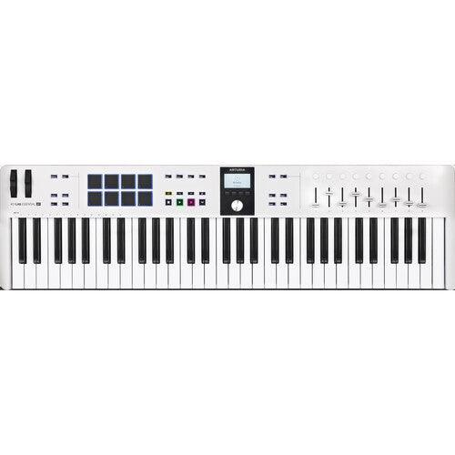 Arturia Keylab Essential 61 MK3 Alpine White - MusicMajlis