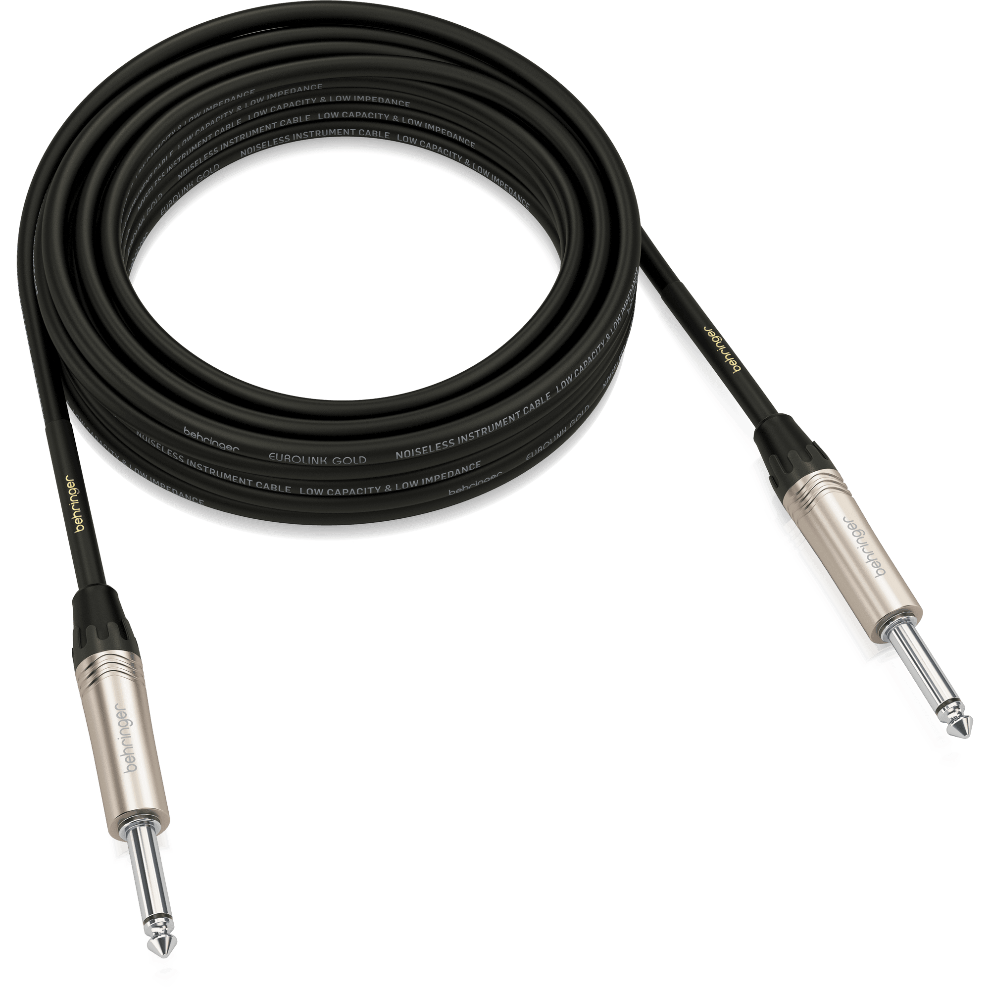 Behringer GIC Instrument Cable with 1/4" TS Connectors - MusicMajlis