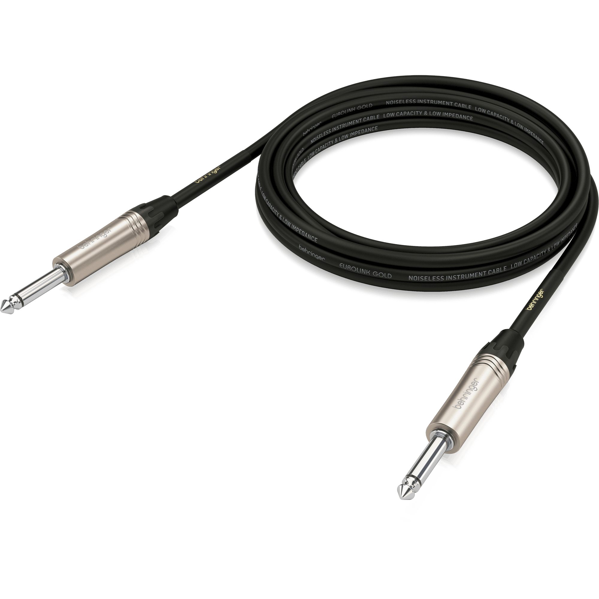 Behringer GIC Instrument Cable with 1/4" TS Connectors - MusicMajlis