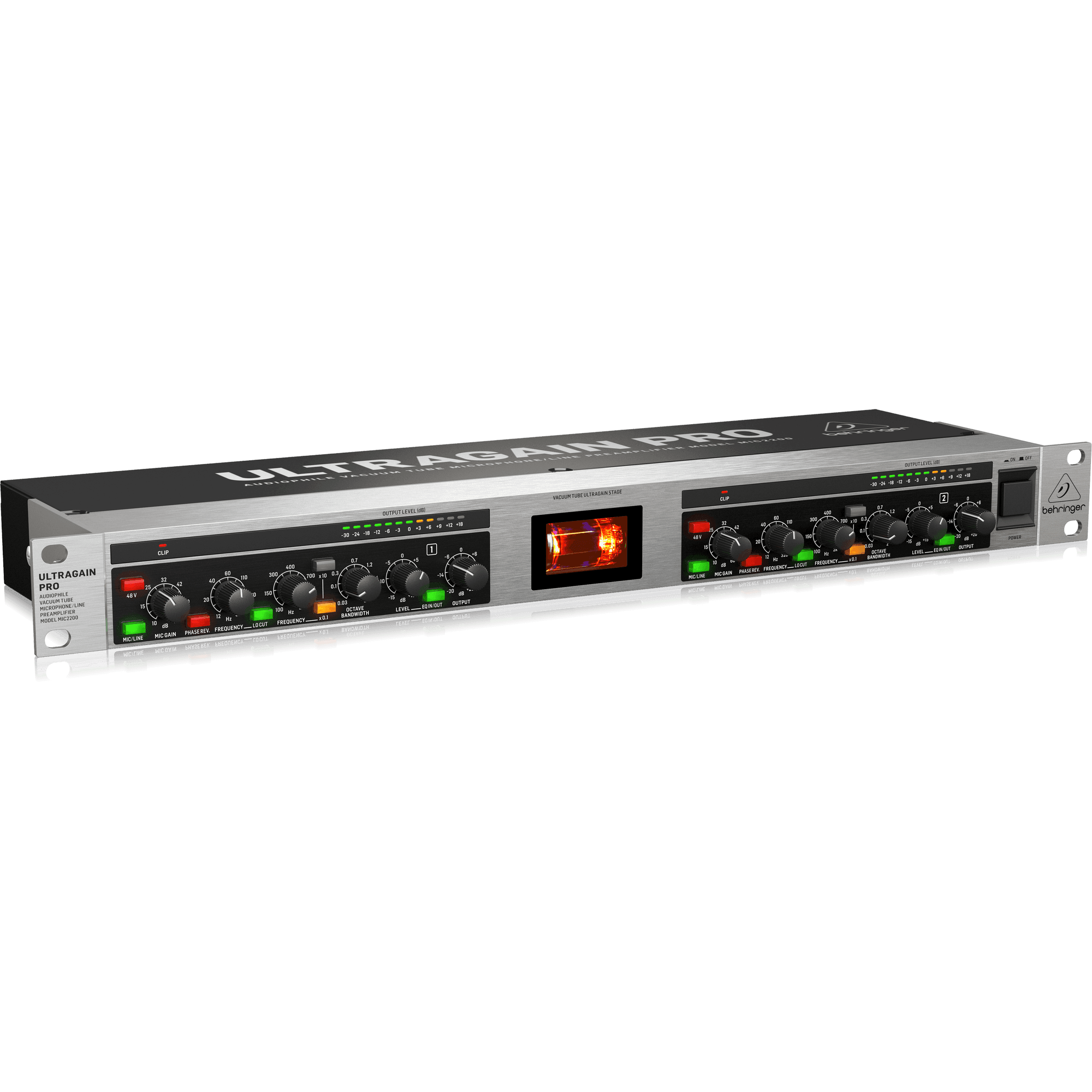 Behringer MIC2200V2 Audiophile Vacuum Tube Microphone/Line Preamplifier - MusicMajlis