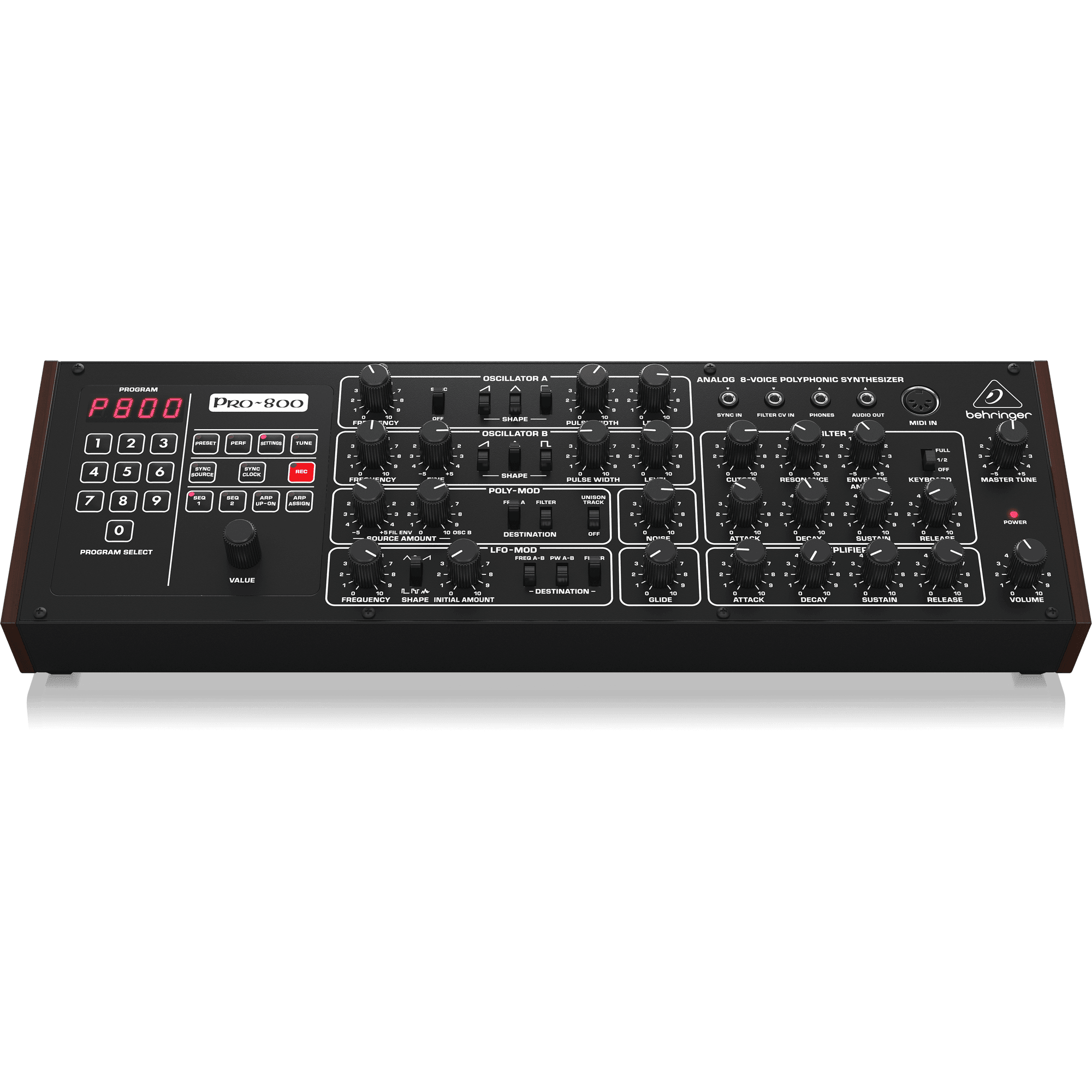Behringer PRO800 Analog 8-Voice Polyphonic Synthesizer - MusicMajlis