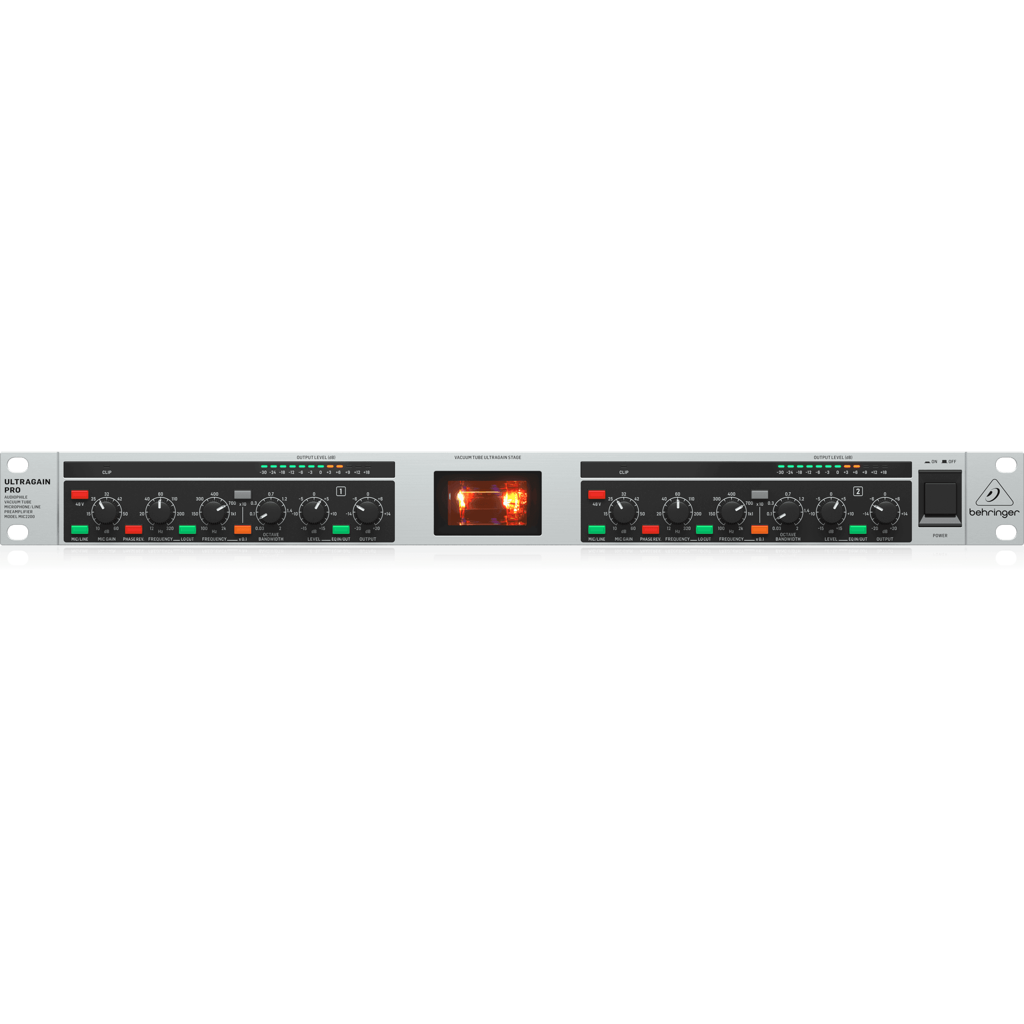 Behringer Ultragain Pro MIC2200 Vacuum Tube Mic/Line Preamplifier - MusicMajlis