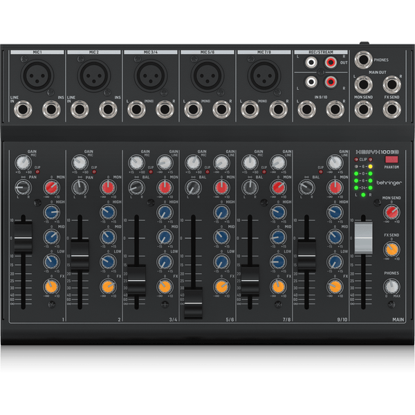 Behringer Xenyx 1003B Analog Mixer 10-Input with 5 Mic Preamps and Optional Battery Operation - MusicMajlis