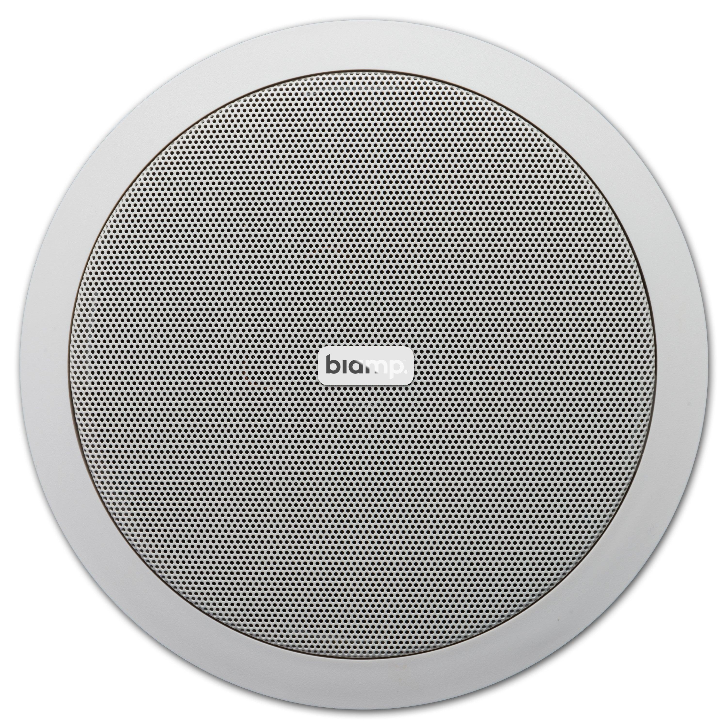 Biamp CM6T Speaker Ceiling 1x6.5" 70 - 100V/6W, 16 ohms / 60W White - MusicMajlis