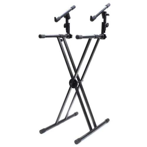 DF036 Double Keyboard Stand - MusicMajlis