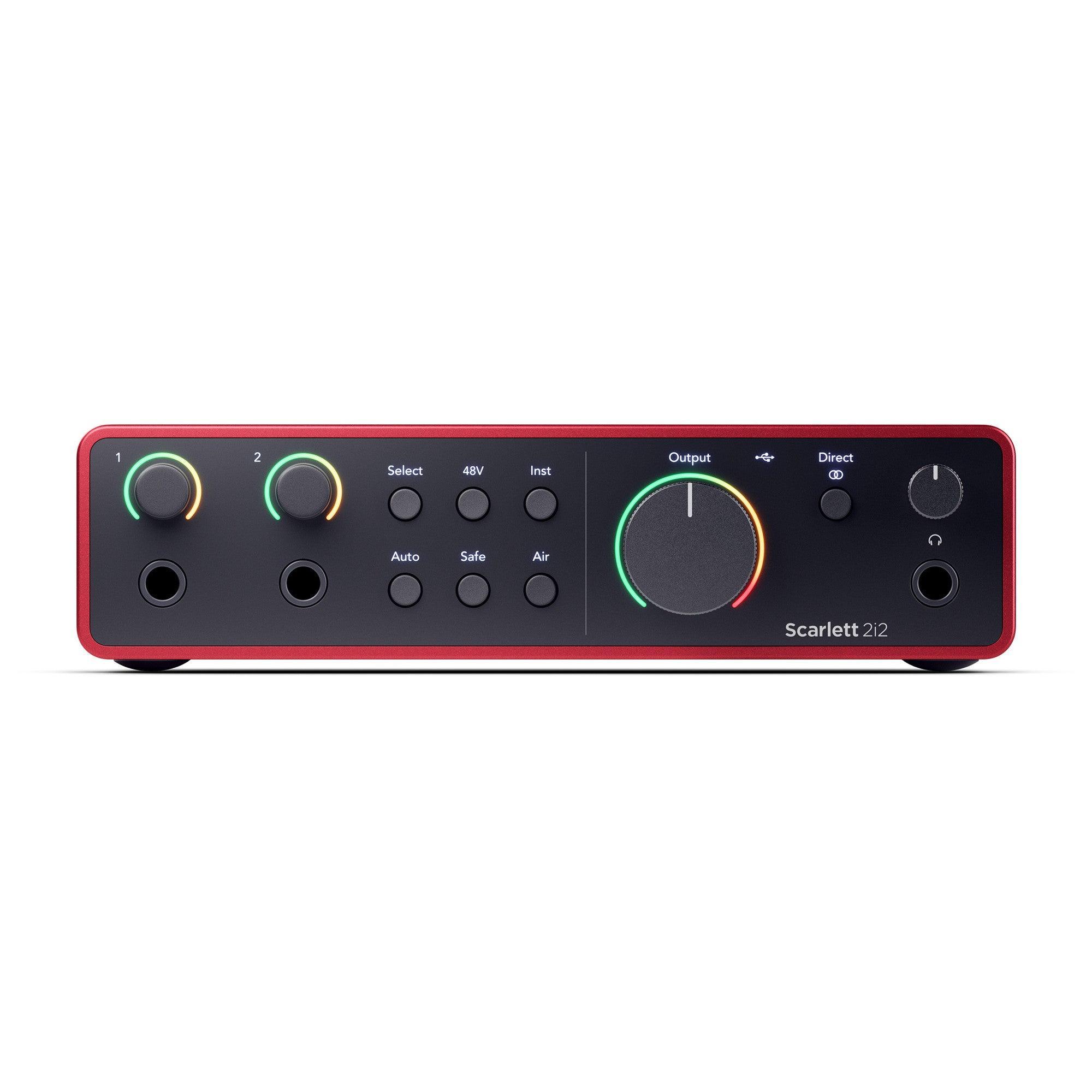 Focusrite Scarlett 2i2 4th Generation - MusicMajlis