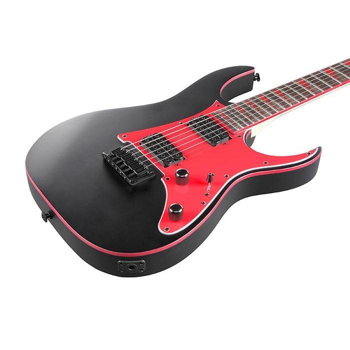 Ibanez GRG131DXBKF Gio Electric Guitar Black Flat Finish - MusicMajlis