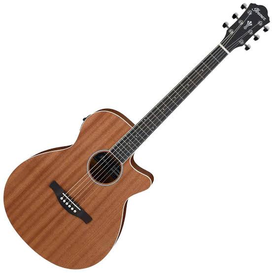 Ibanez AEG7MHOPN Slim-Body Electro-Acoustic Guitar Featuring an All-Sapele Body With an Open Pore Natural Finish