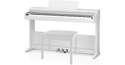 Kawai KDP75 88-Key Digital Piano with Matching Bench (Embossed White)