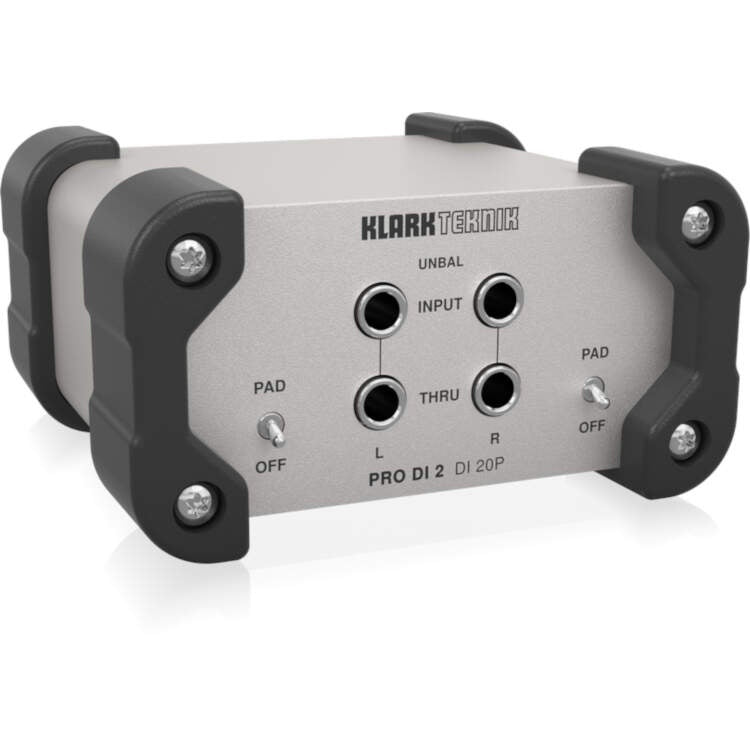 Klark Teknik DI 20P 2-channel Passive Direct Box with Midas Transformer
