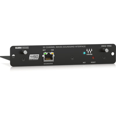 Klark Teknik DN32WSG Expansion Card for 32-Channel Low-Latency AoIP in WAVES SoundGrid Networks - MusicMajlis