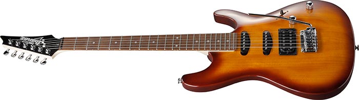Ibanez GSA60 GIO SA Series Electric Guitars (Sunburst/Black Night Finish/Walnut Flat)