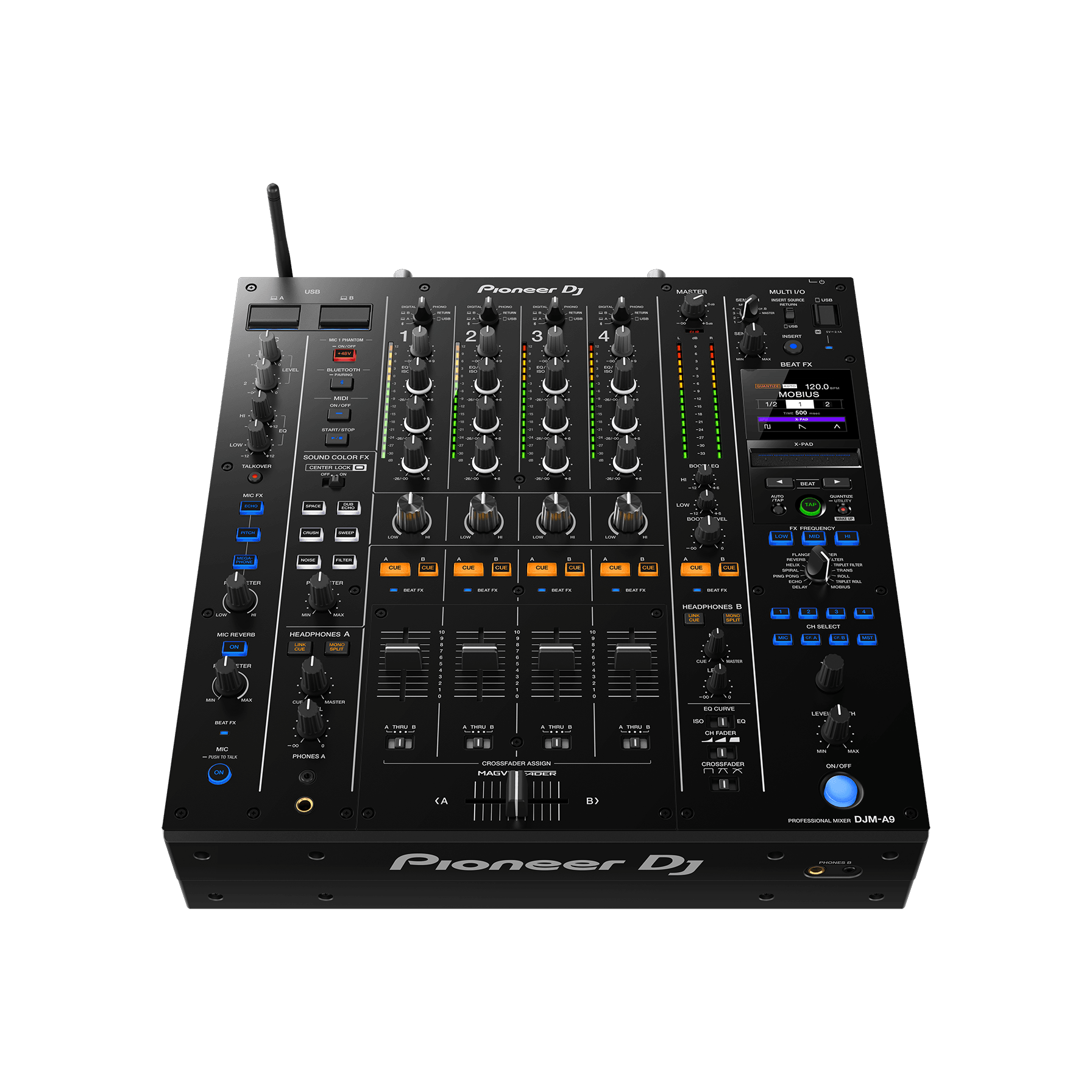 Pioneer DJ DJM-A9 4-Channel DJ Mixer - MusicMajlis
