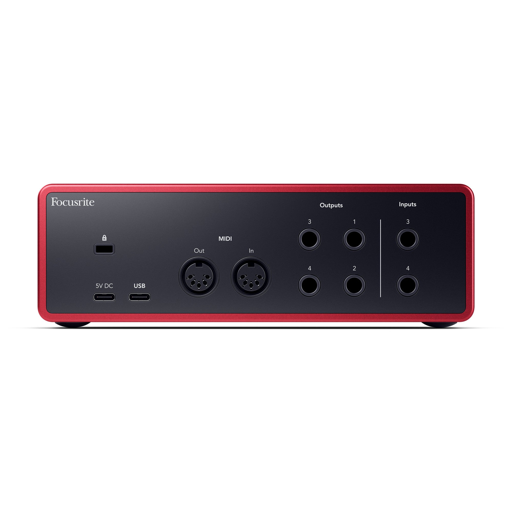 Focusrite SCARLETT4i4 4THGEN 4 In/4 Out Desktop USB Audio Interface with 2 Mic Preamps and MIDI