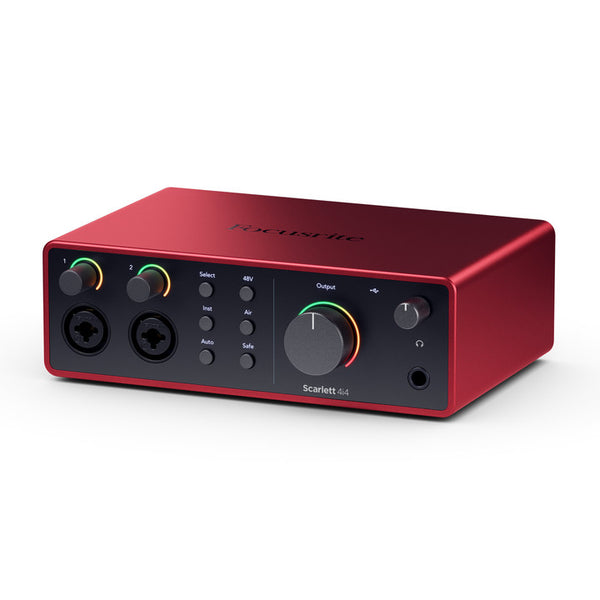Focusrite SCARLETT4i4 4THGEN 4 In/4 Out Desktop USB Audio Interface with 2 Mic Preamps and MIDI