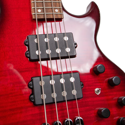 Tansen B444 Guitar Bass Electric 4-String Laurel Fingerboard HH Pickups - MusicMajlis