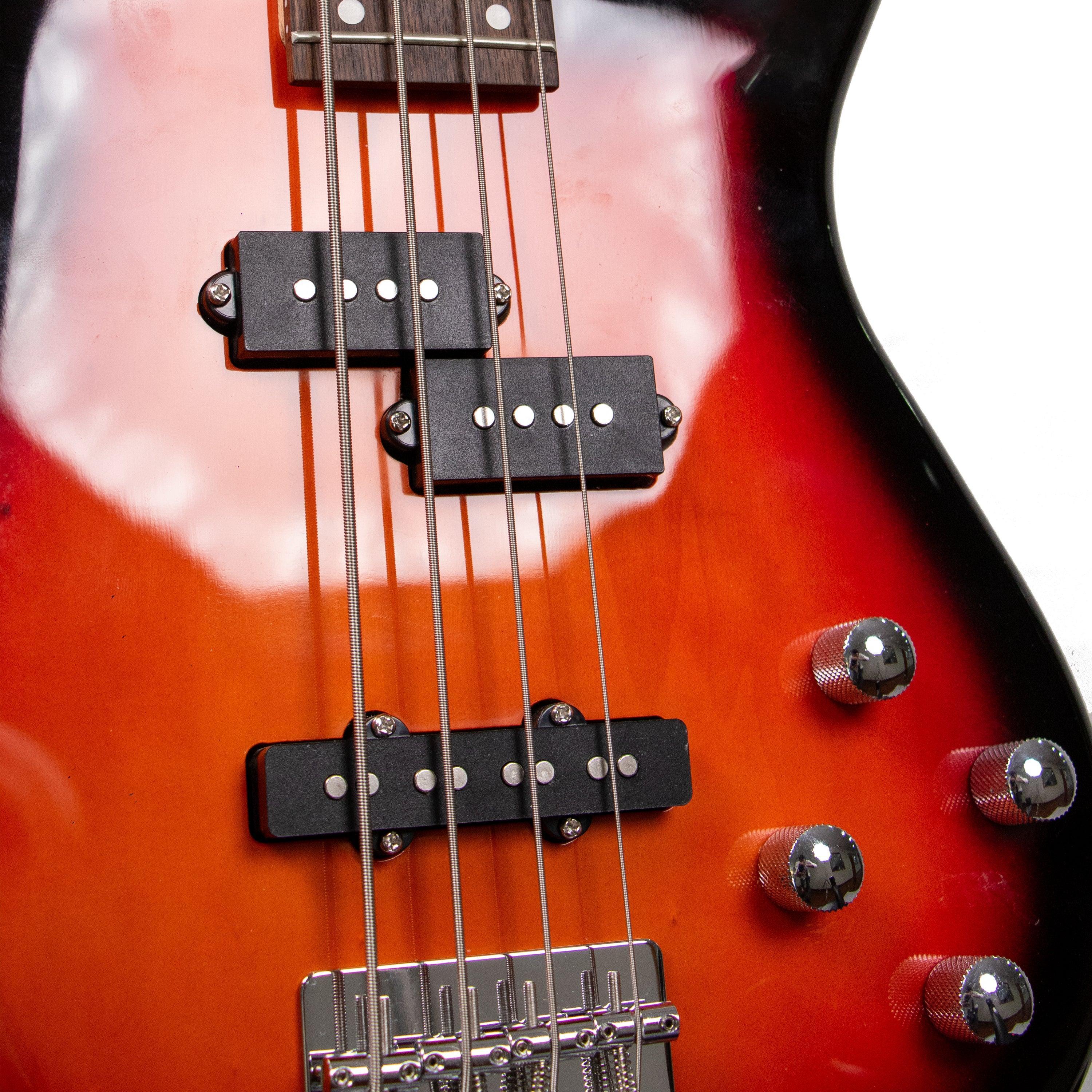 Tansen EB100 Guitar Bass Electric 4-String Laurel Fingerboard Split Coil Pickups - MusicMajlis