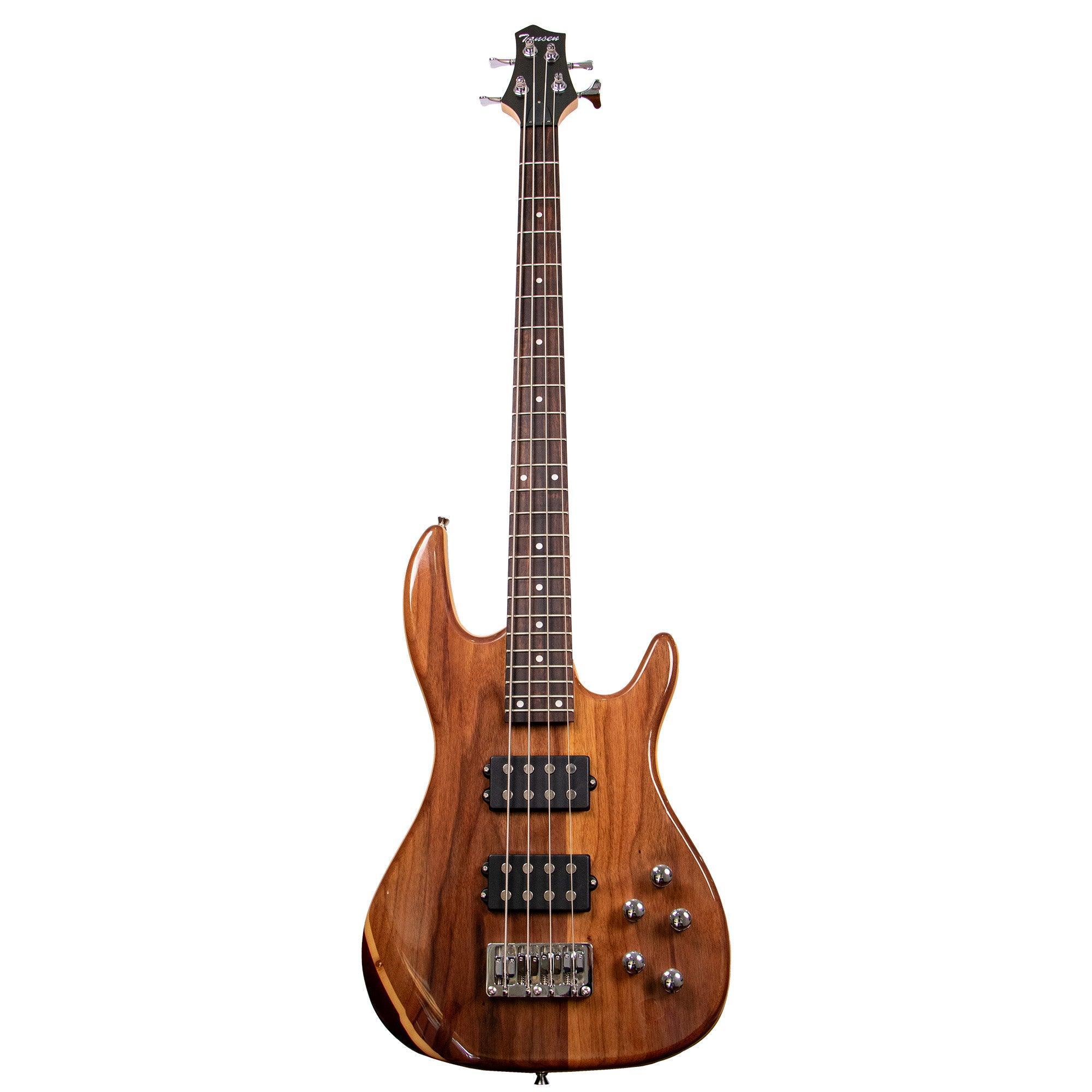 Tansen EB145N Guitar Bass Electric 5 String Laurel Fingerboard HH Pickups Natural Red - MusicMajlis