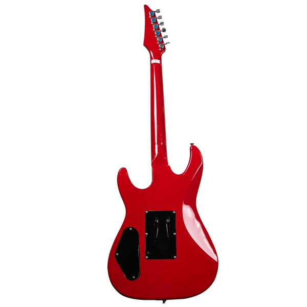 Tansen EG810RD Guitar Electric 6-String Double Cutaway Laurel Fingerboard Stratocaster Style HH Pickups Red - MusicMajlis