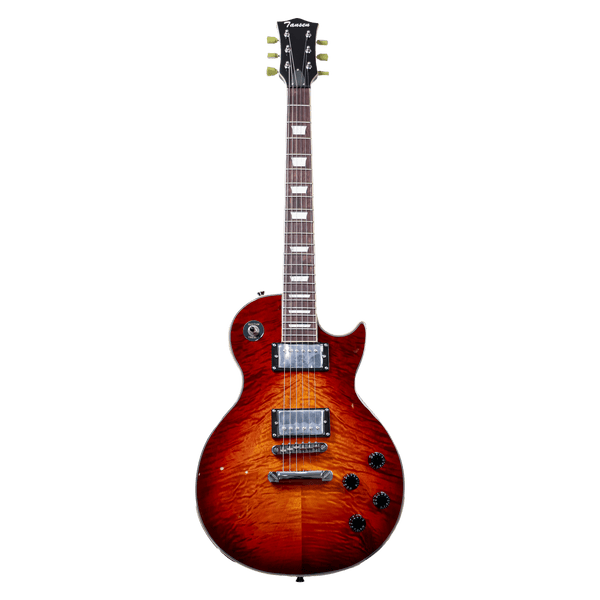 Tansen LP601BNS Guitar Electric 6-String Single Cutaway Laurel Fingerboard Les Paul Style HH Pickups Brown Sunburst - MusicMajlis