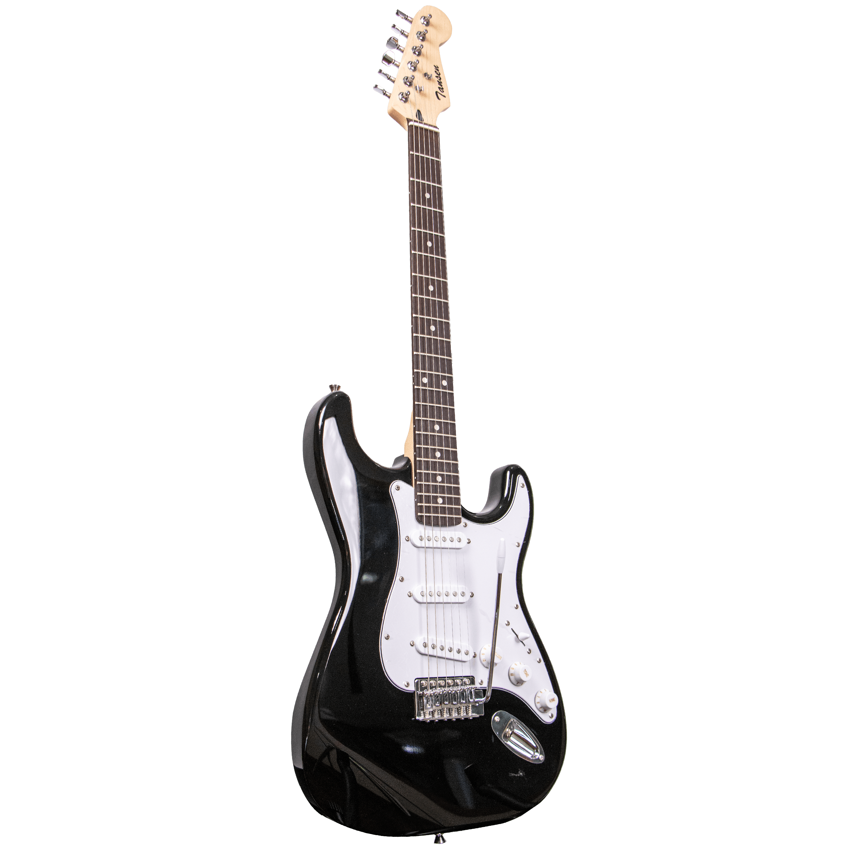 Tansen ST350 Guitar Electric 6-String Double Cutaway Laurel Fingerboard Stratocaster Style SSS Pickups Blue Sunburst Black - MusicMajlis