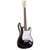 Tansen ST350 Guitar Electric 6-String Double Cutaway Laurel Fingerboard Stratocaster Style SSS Pickups Blue Sunburst Black - MusicMajlis