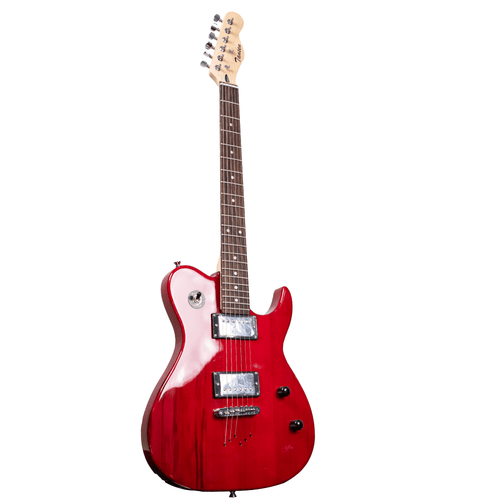 Tansen TL420RD Guitar Electric 6-String Single Cutaway Laurel Fingerboard Telecaster Style HH Pickups