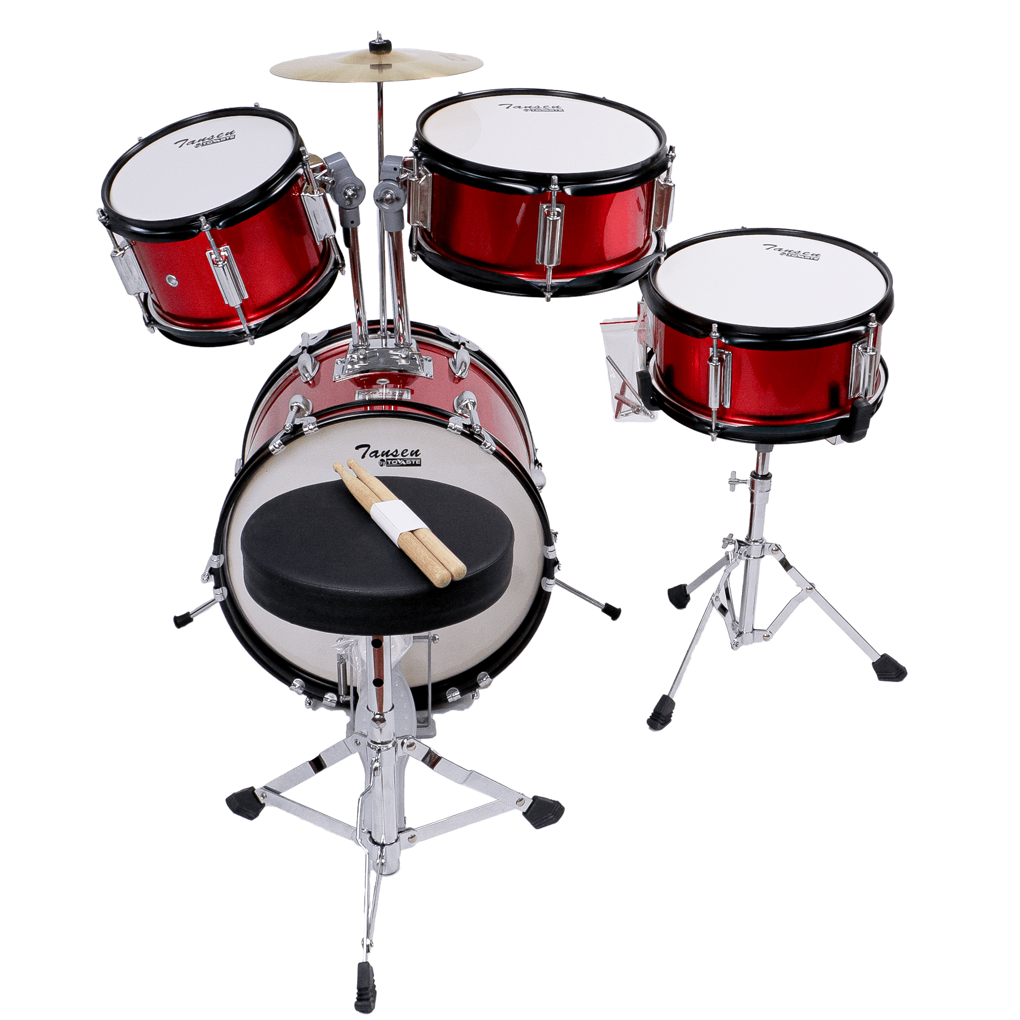 Tovaste J1043A Junior Drum Kit with Throne & Cymbal - MusicMajlis