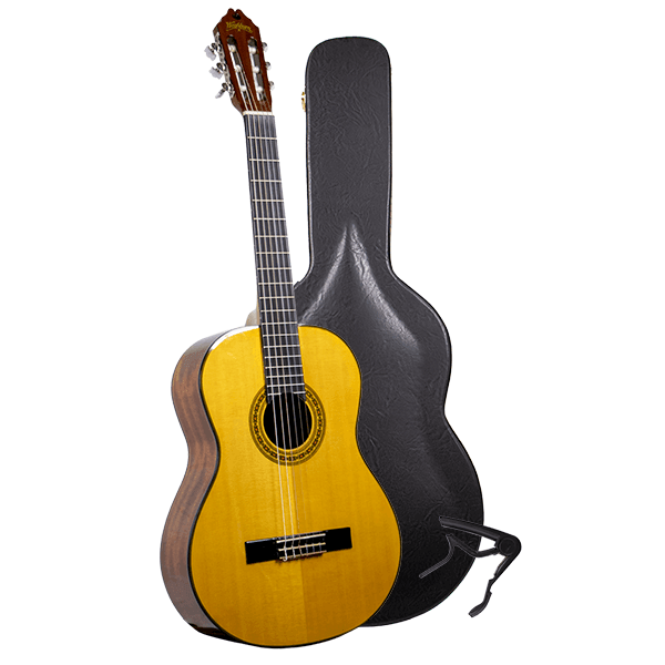 Washburn C40USM Classical Guitar With Guitar Case and Capo - MusicMajlis