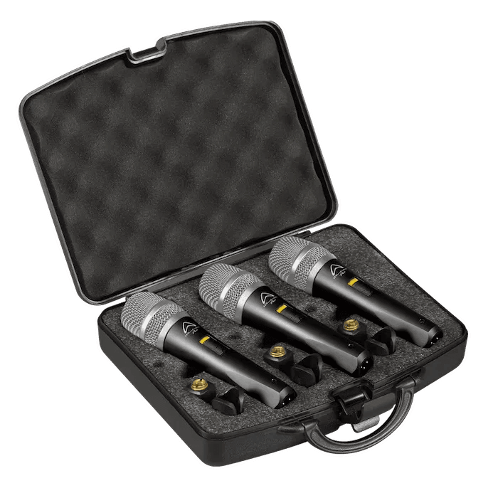 Wharfedale Pro DM-57 All-round versatile Dynamic Mic 3 Pack - MusicMajlis