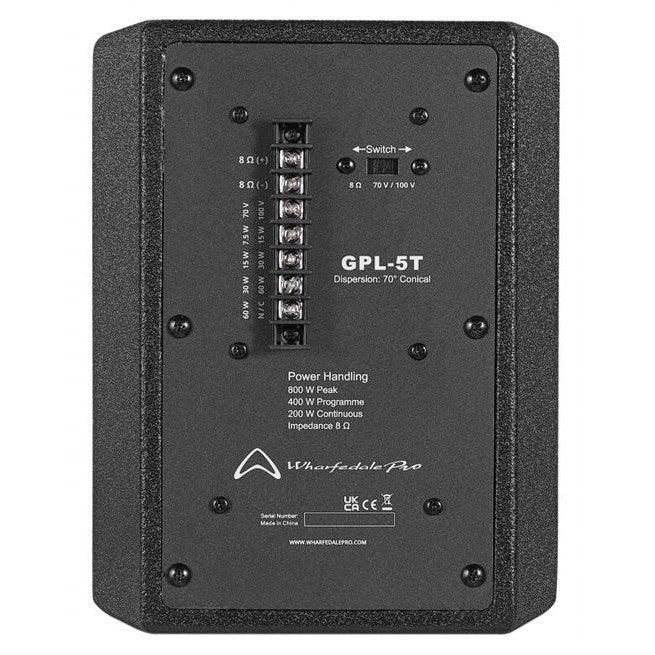 Wharfedale Pro GPL5T Speaker Passive 1x5" 800W Peak 70V/100V Transformer Wooden Paint Body - MusicMajlis