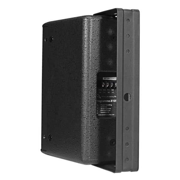 Wharfedale Pro PROGRAMME-X105 Speaker Passive Wall Mount 1x5" 80W RMS 8Ohm Wooden Paint Body (Black) - MusicMajlis