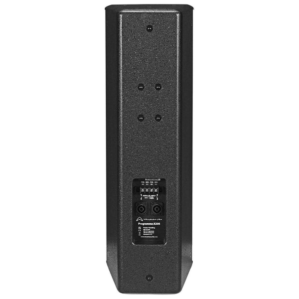 Wharfedale Pro PROGRAMMEX206 Speaker Passive Wall Mount 2x6.5" 150W RMS Wooden Paint Body (Black) - MusicMajlis