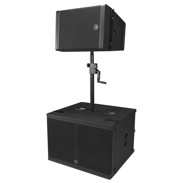Wharfedale Pro WLA115A Line Array Speaker Active Hybrid Curvature 1x15" 830W Continuous - MusicMajlis