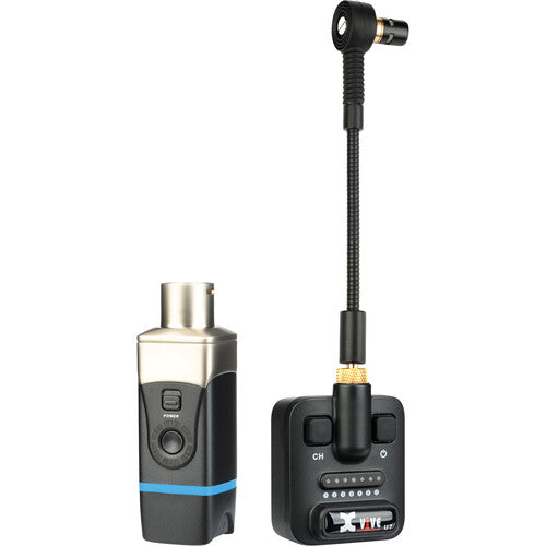 Xvive U7 Saxophone and Trumpet Wireless System With Clip-on Supercardioid Condenser Microphone (Travel Case Included)